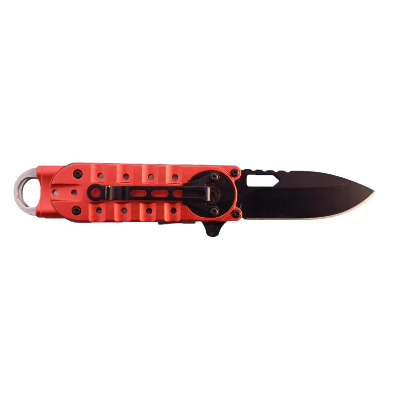 Whitby Pocket Lock Knife in Red